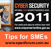 Cyber Security Week 2011 Open Forum button