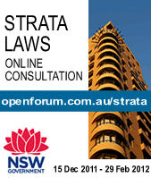 Strata Laws online consultation logo